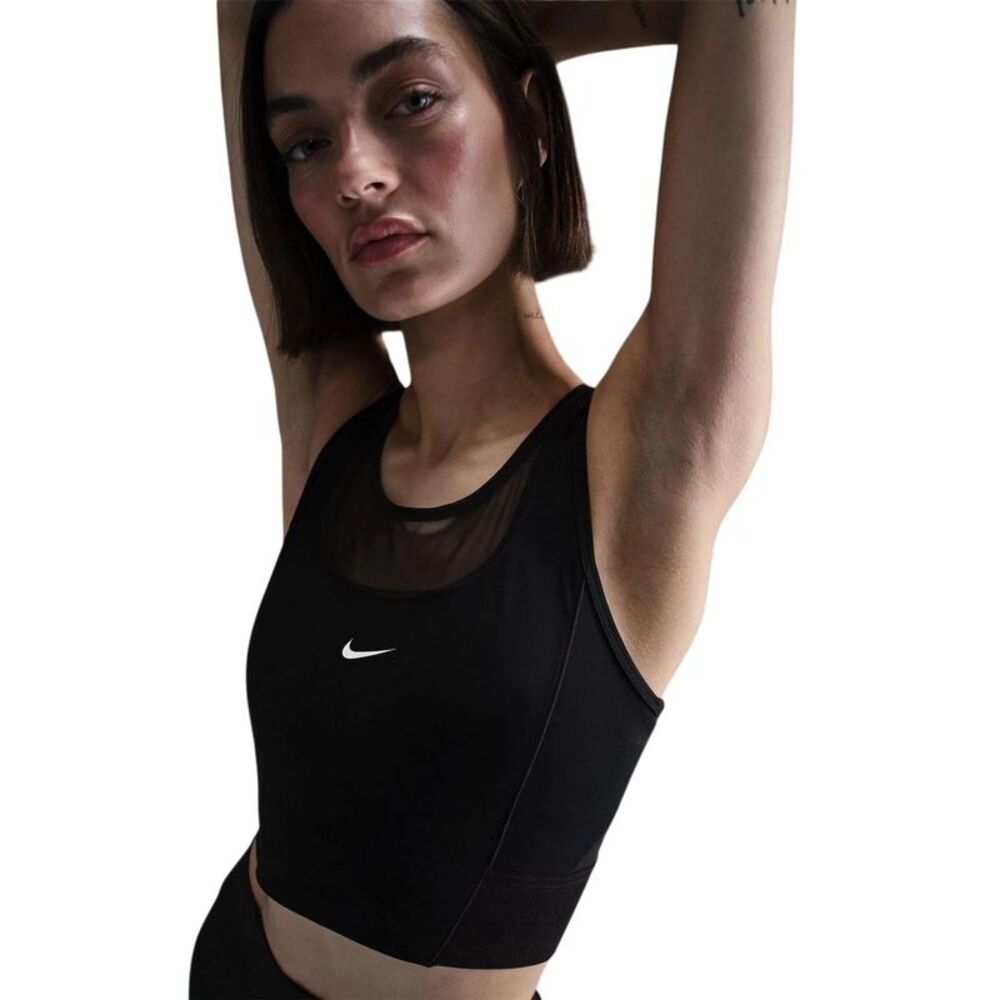 Nike Womens/Ladies Cropped Snug Fit Tank Top / Black